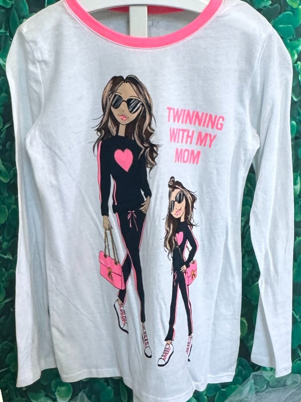 NWOT - The Children's Place Girls' "Twinning With My Mom" Graphic Tee Sz 7/8